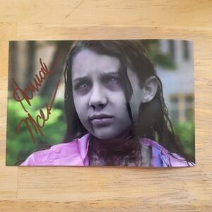 Hannah Marks Danika Hand Signed 4x6 Autograph Photo The Amazing Spiderman Weeds